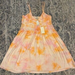 Z Supply Kona Hazy Dress Size S NWT in pink champagne